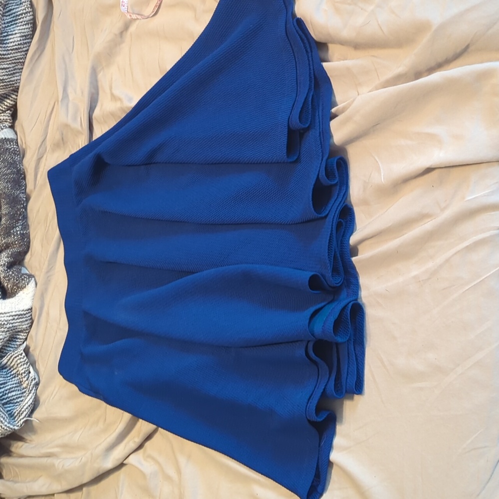 M Royal Blue Circle Skirt A Line